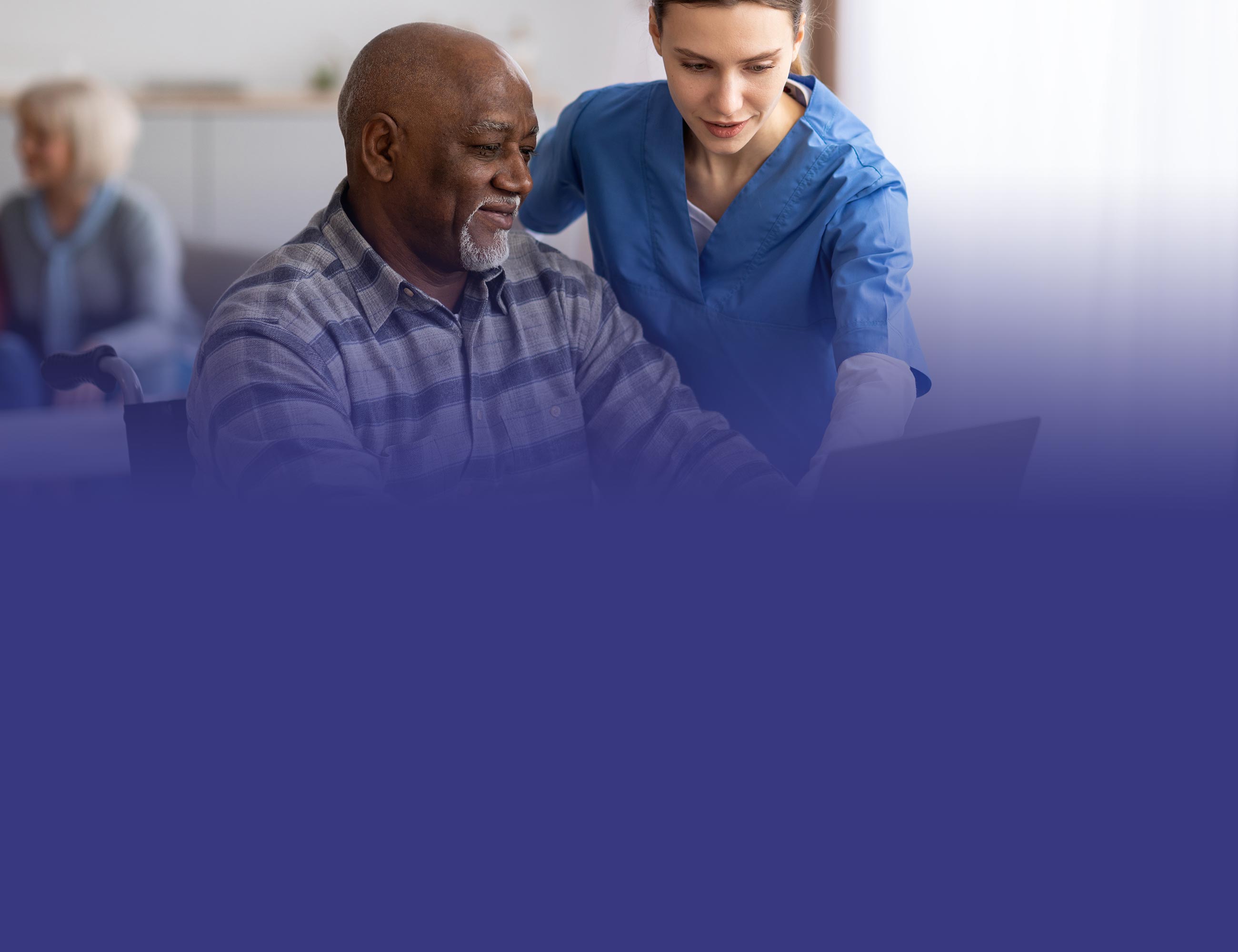 Black MM patient and healthcare provider